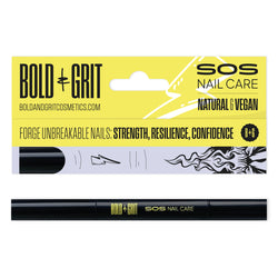 Bold & Grit SOS Nail Care Serum pen and its box