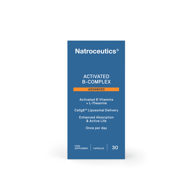 Best methylated B-complex vitamins with L-Theanine – Natroceutics product external front box