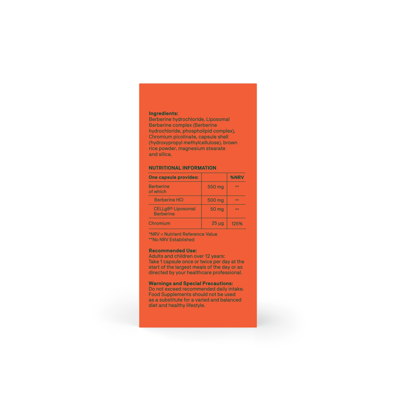 Advanced Berberine Complex - Pure Berberine + Liposomal Berberine + Chromium