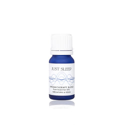 Just Sleep - essential oils for sleep from Elan Skincare, Aromatherapy Blend of pure essential oils in a blue 10 ml bottle