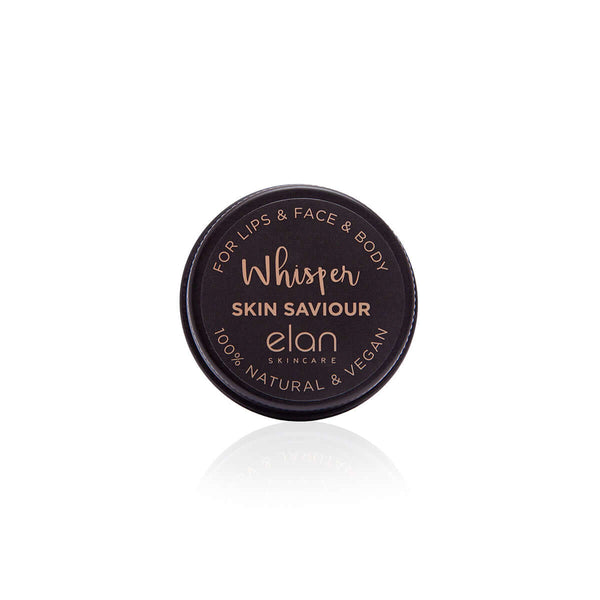 Vegan Lip Balm from Elan Skincare. Natural Beauty. Whisper Skin Saviour.